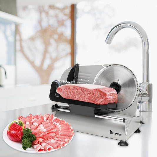 SL526 110V 150W 7.5-inch Semi-automatic Belt Driven Household Slicer