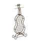 Cello Shape Wine Bakers Rack, Freestanding Wine Rack With Storage Bottle, Wine Storage Home Bar For Liquor And Wine, Organizer For Kitchen, Dining Room