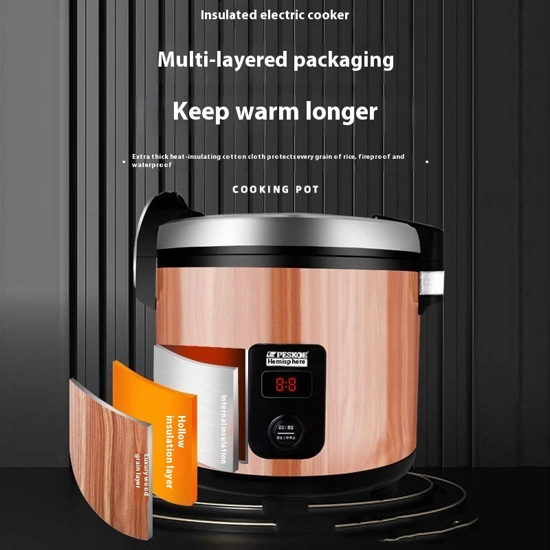 Insulated Rice Barrel 24-hour Electric Heating Commercial Use