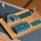 Burnt Blue Citron Set Gift Box Incense Tools