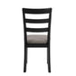 Farmhouse Style Dining Chairs Set Of 2, Wooden Kitchen Chairs, Solid Wood Legs, High Ladder Back, Non-Slip Foot Pads, Sturdy Design, 275lbs Capacity   Perfect For Dining Room Or Kitchen