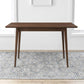 Mary Modern Style Solid Wood Rectangular Dining Kitchen Table