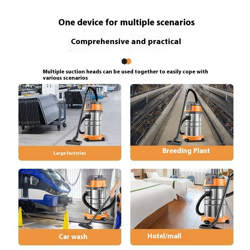Large Suction Wet And Dry Dual-use High-power Car Wash Beauty Seam Vacuum Cleaner