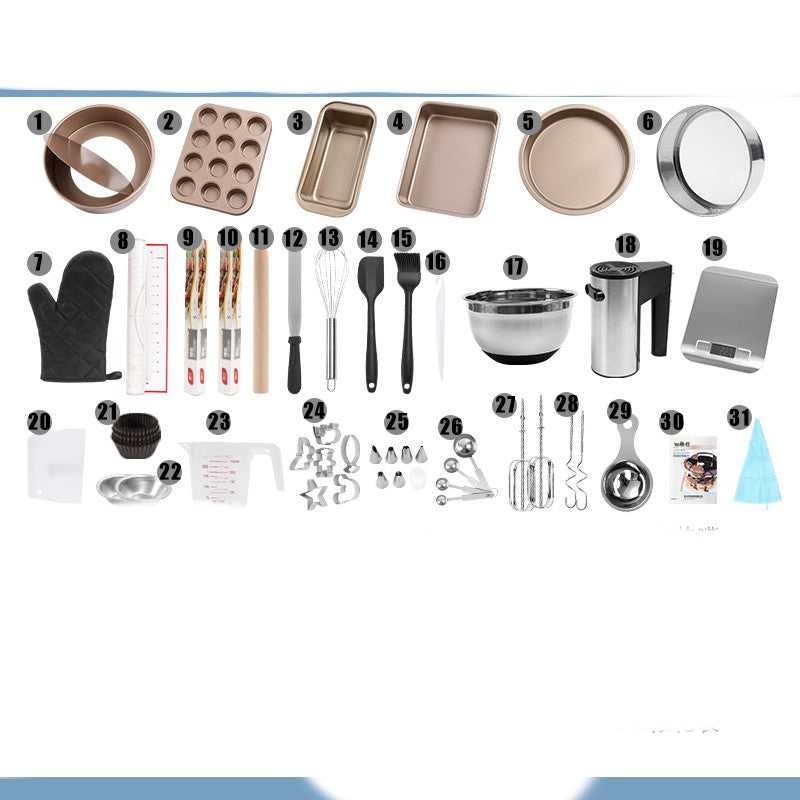 Baking Tools Oven Cake Mold Pan Full Set Pizza Plate