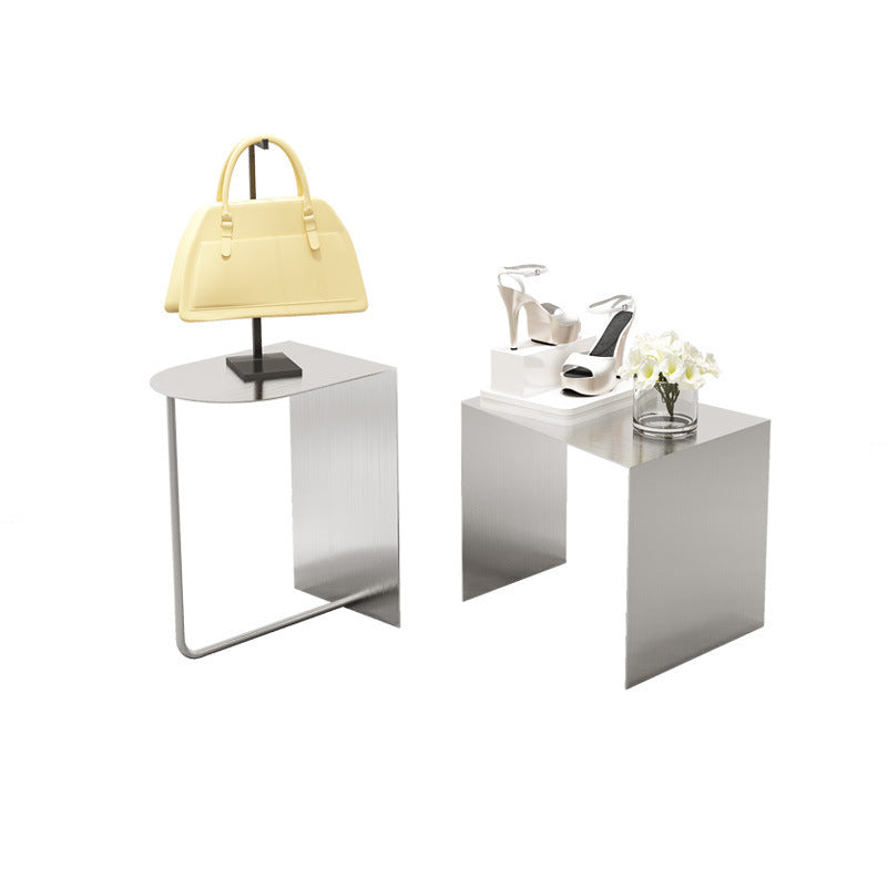 Display Cabinet Stainless Steel Shop Display Stand Exhibition Product Display Storage Stand