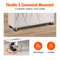 Kitchen Island Cart With Solid Wood Top,Mobile Carts With Storage Cabinet, Rolling Kitchen Table With Spice Rack, Towel Rack, Drop Leaf And Drawer, Portable Islands On Wheels, White