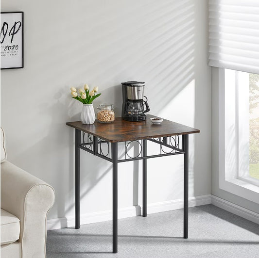 Square Foldable Wood And Metal Tables In The Kitchen, Dining Room