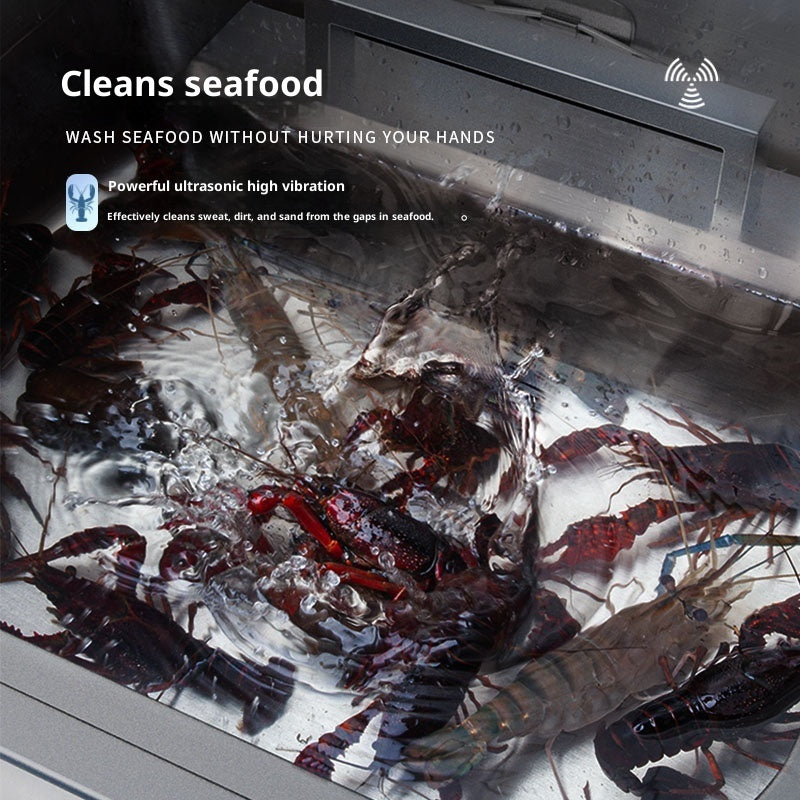 Automatic Dishwasher For Home Use Compact Countertop Model With Ultrasonic Technology