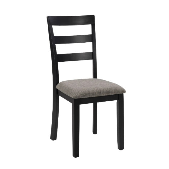 Farmhouse Style Dining Chairs Set Of 2, Wooden Kitchen Chairs, Solid Wood Legs, High Ladder Back, Non-Slip Foot Pads, Sturdy Design, 275lbs Capacity   Perfect For Dining Room Or Kitchen