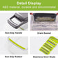 16 In 1 Vegetable Chopper, Salad Fruit Vegetable Food Chopper Slicer Peeler
