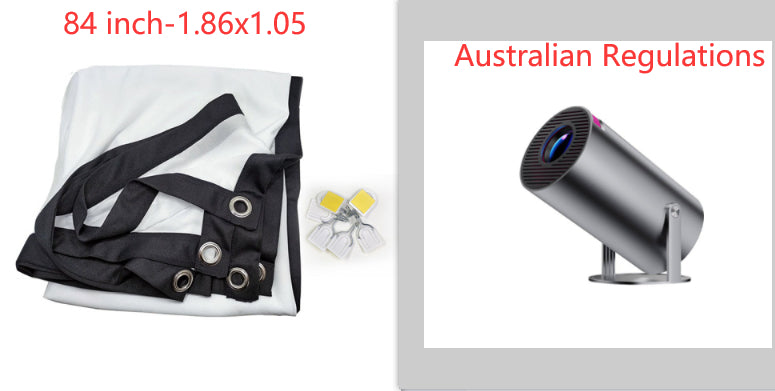 Portable Projector Small Straight Projector For Home Use 180 Degrees Projection Angle Automatic Focus Home Video Projector